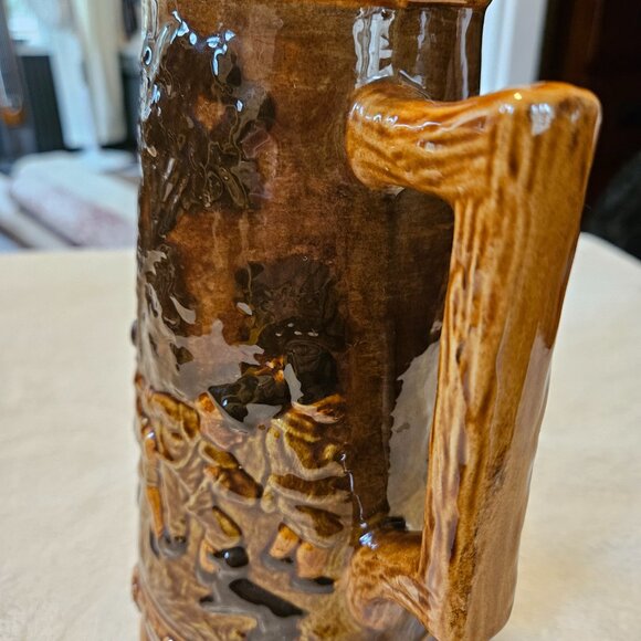 Beer Stein - Handmade - Colonial People Marching - Picture 4 of 7